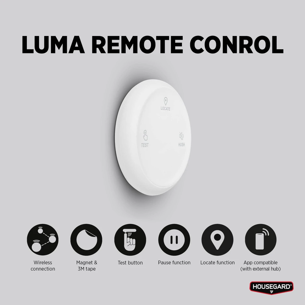 Luma trådløs fjernbetjening - Housegard (RC350) - Billede 4