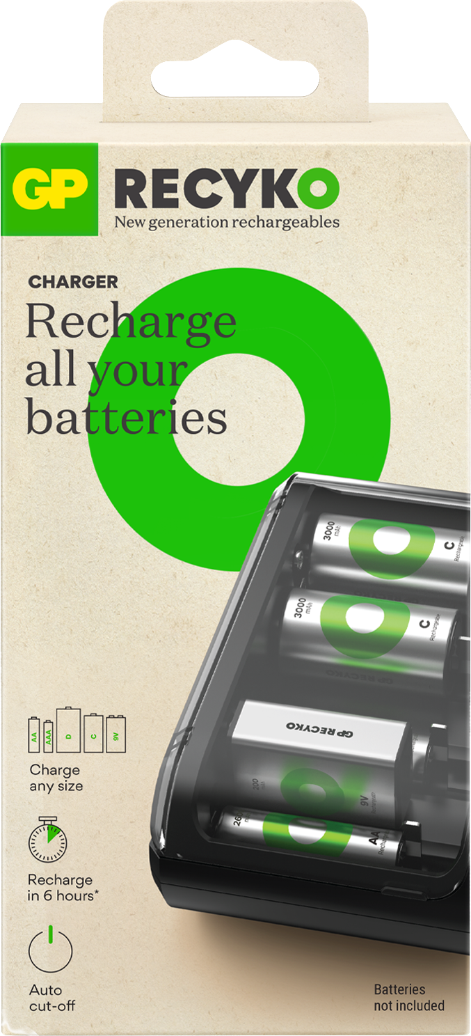 GP Recyko B631 universal batterioplader til NiMH - Billede 3