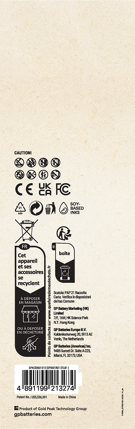 GP Recyko B631 universal batterioplader til NiMH - Billede 5