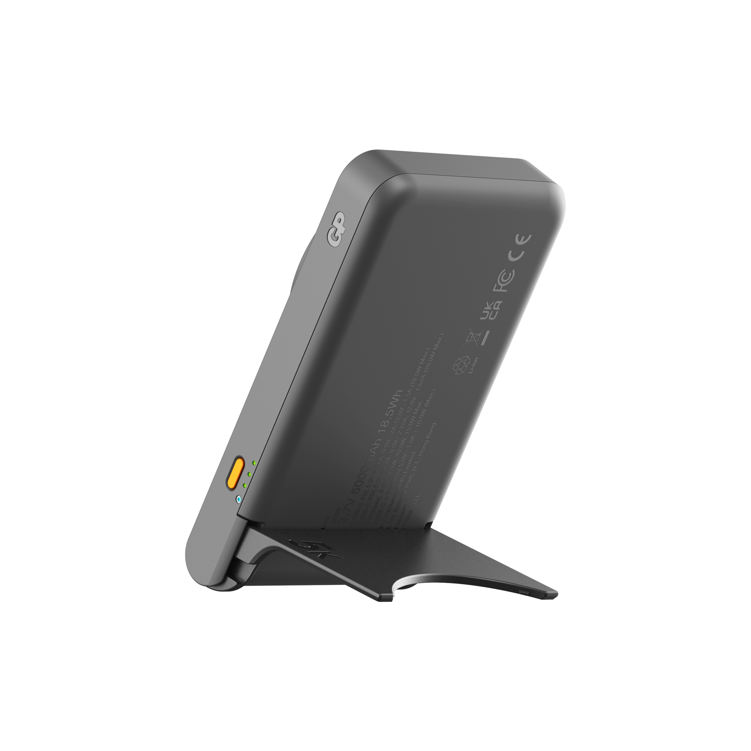 GP Magnetic Safe 2-i-1 trådløs powerbank 5000 mAh - Billede 3