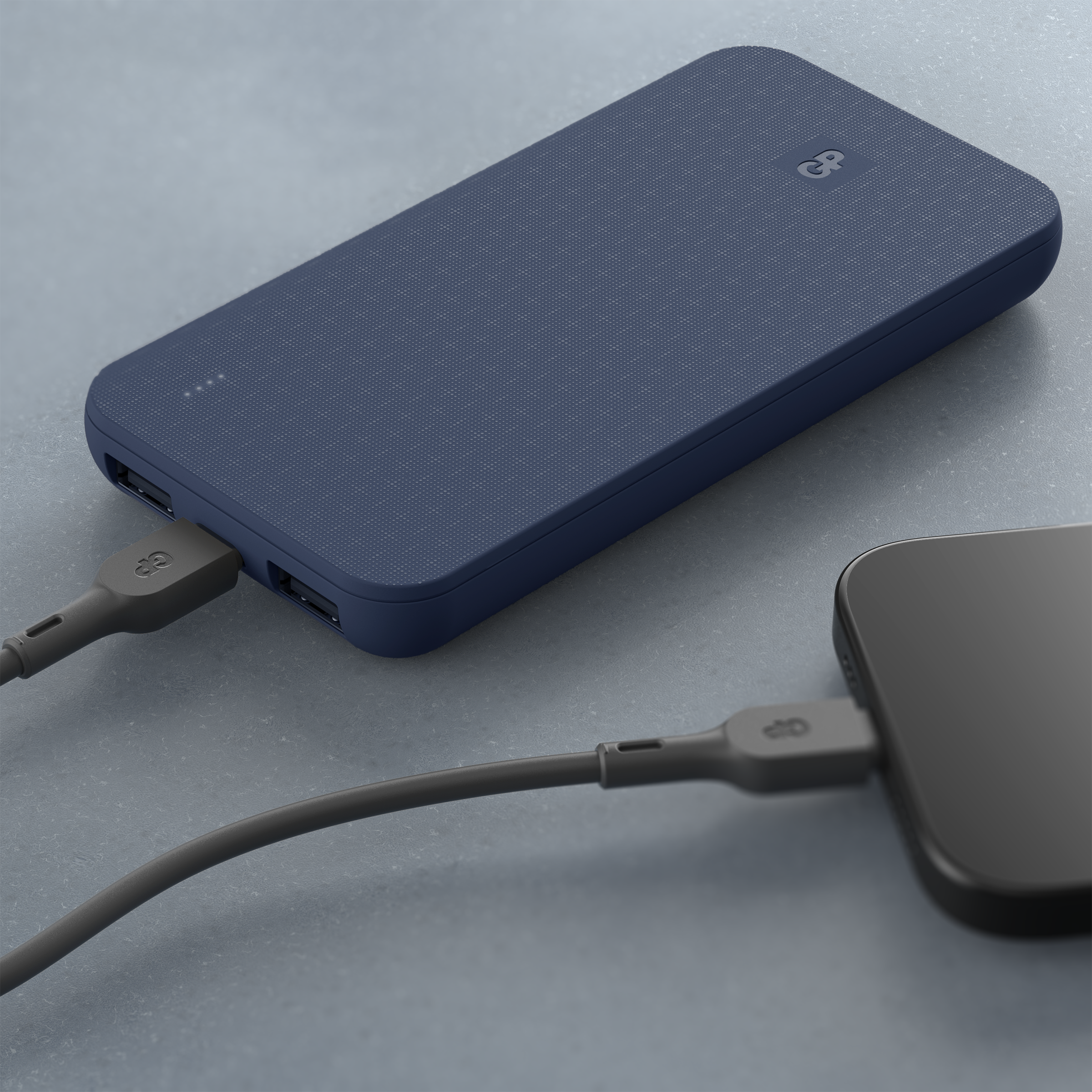 GP Powerbank Plus 10000 mAh – Navy Blue - Billede 6