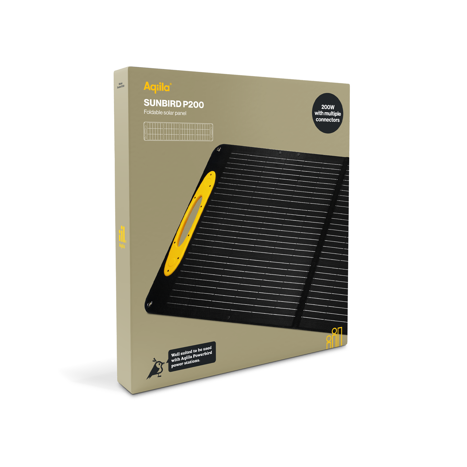 Aqiila Sunbird P200 foldbart solpanel 200W - Billede 2