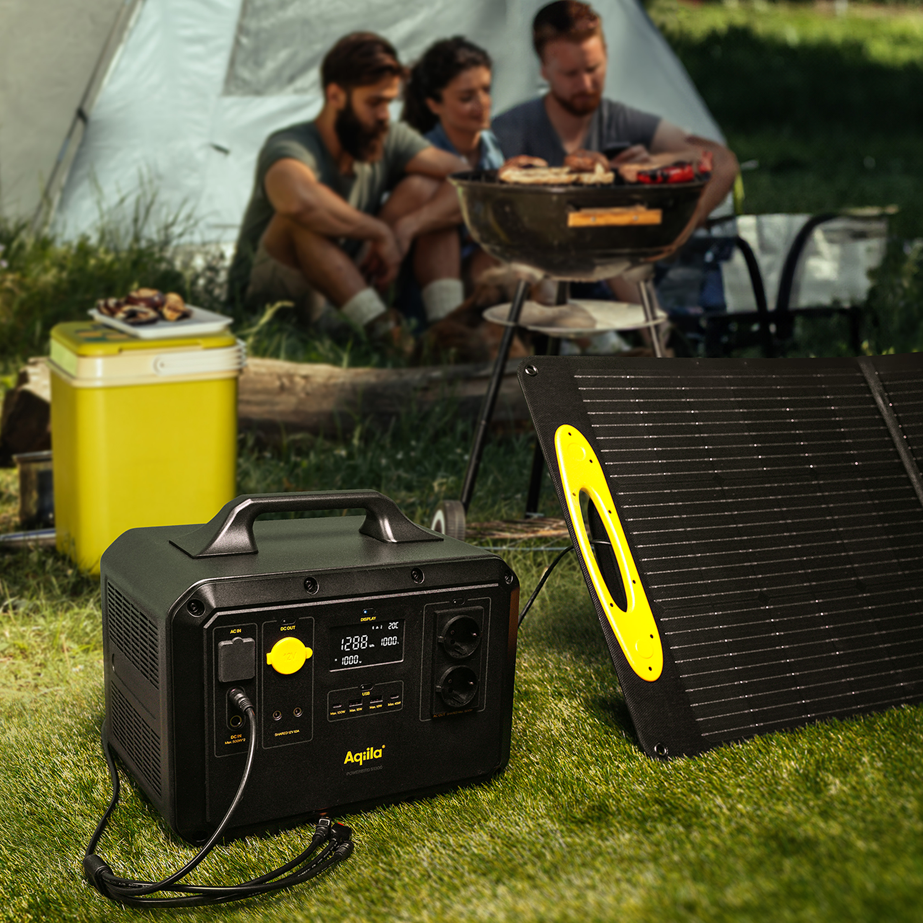 Aqiila Sunbird P200 foldbart solpanel 200W - Billede 5