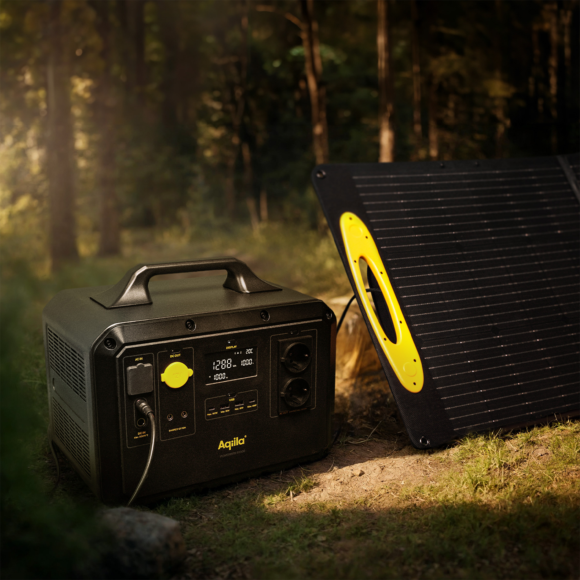 Aqiila Sunbird P200 foldbart solpanel 200W - Billede 6