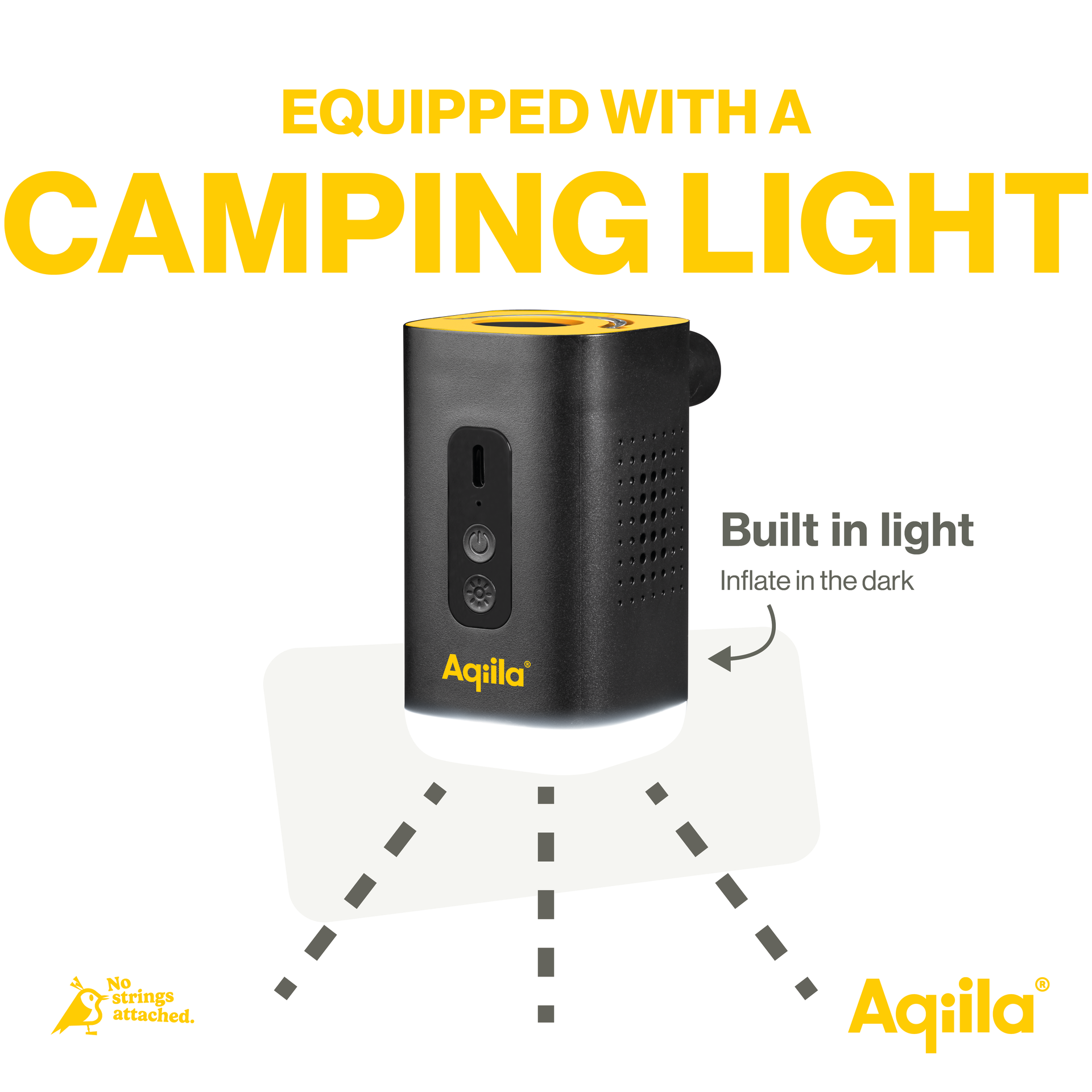 Aqiila Airbird C2 3-i-1 luftpumpe - Luftmadrasser, badelegetøj, vakuumposer og fitnessbolde - Billede 4