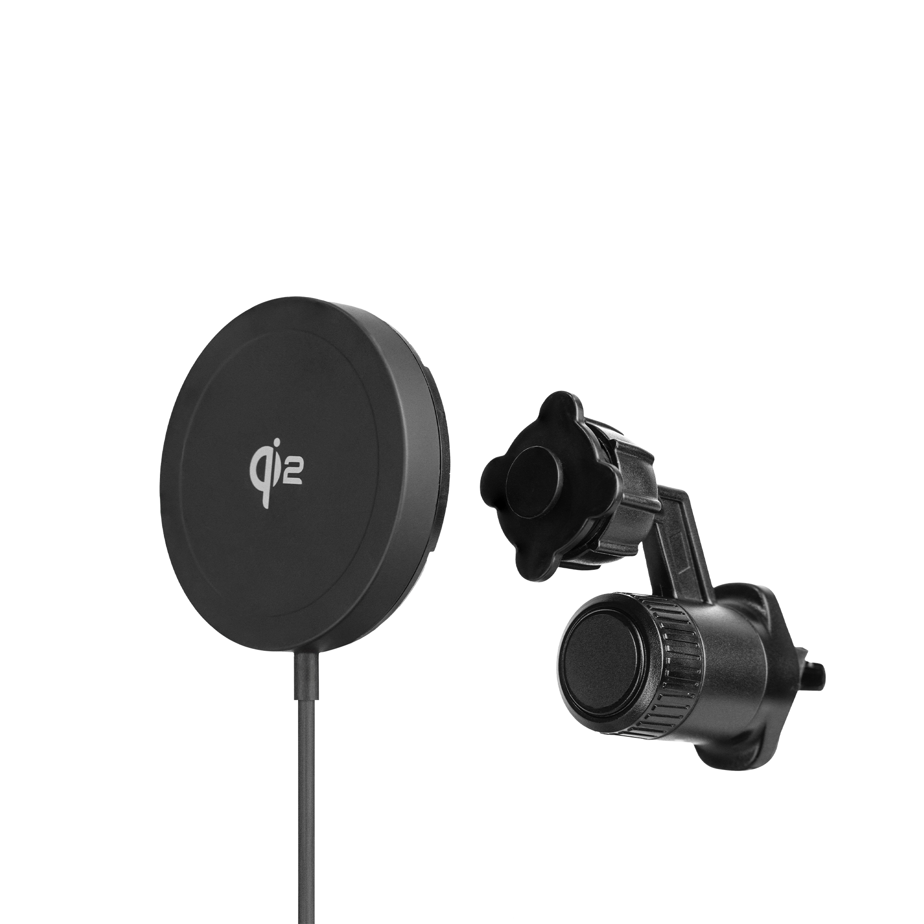 Aqiila Chargebird QC1 Qi2 trådløs oplader 15W med bilholder - Billede 2