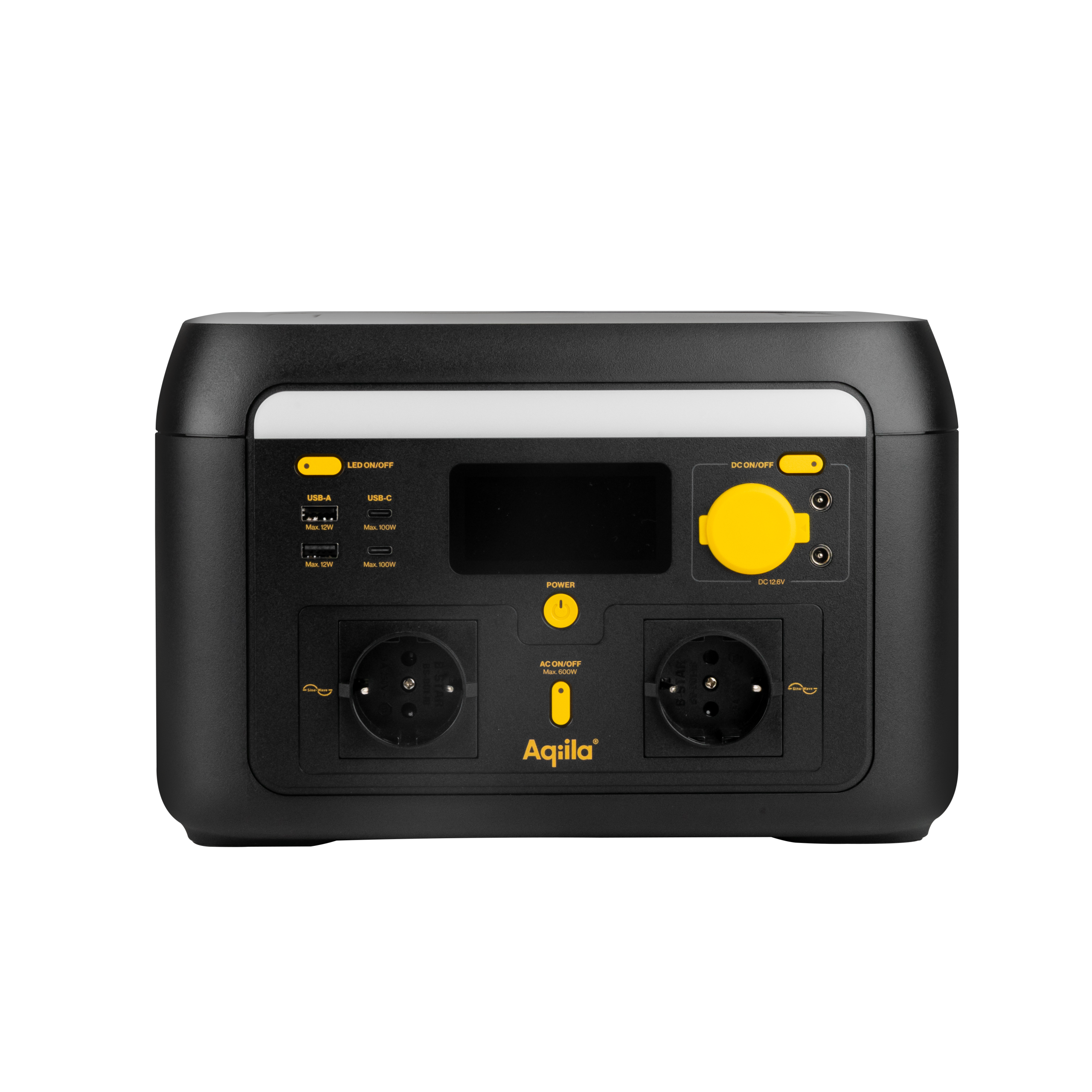 Aqiila Powerbird S600v2 powerstation 600W - Camping, fritidsaktiviteter, vanlife og mobile arbejdspladser - Billede 3