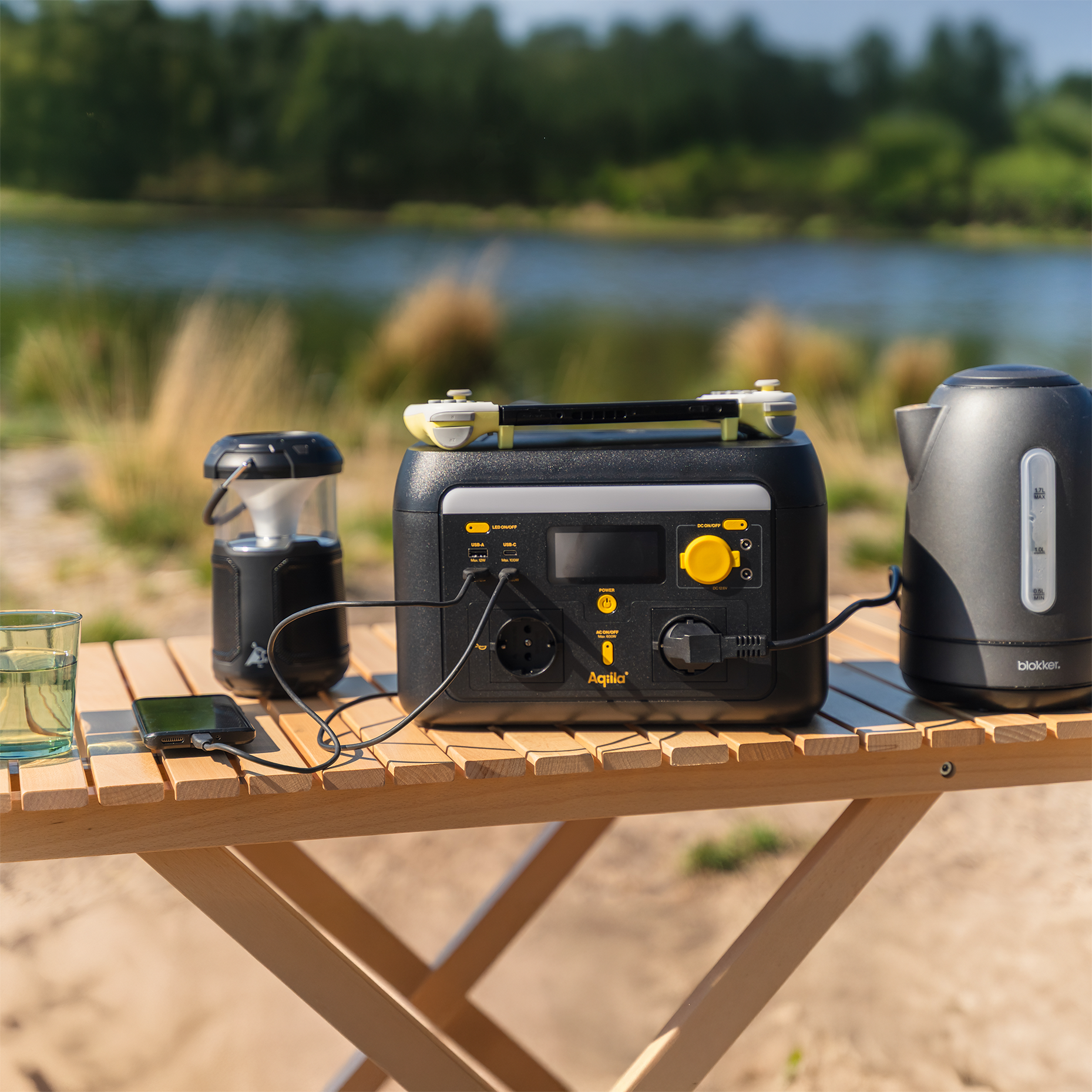 Aqiila Powerbird S600v2 powerstation 600W - Camping, fritidsaktiviteter, vanlife og mobile arbejdspladser - Billede 8
