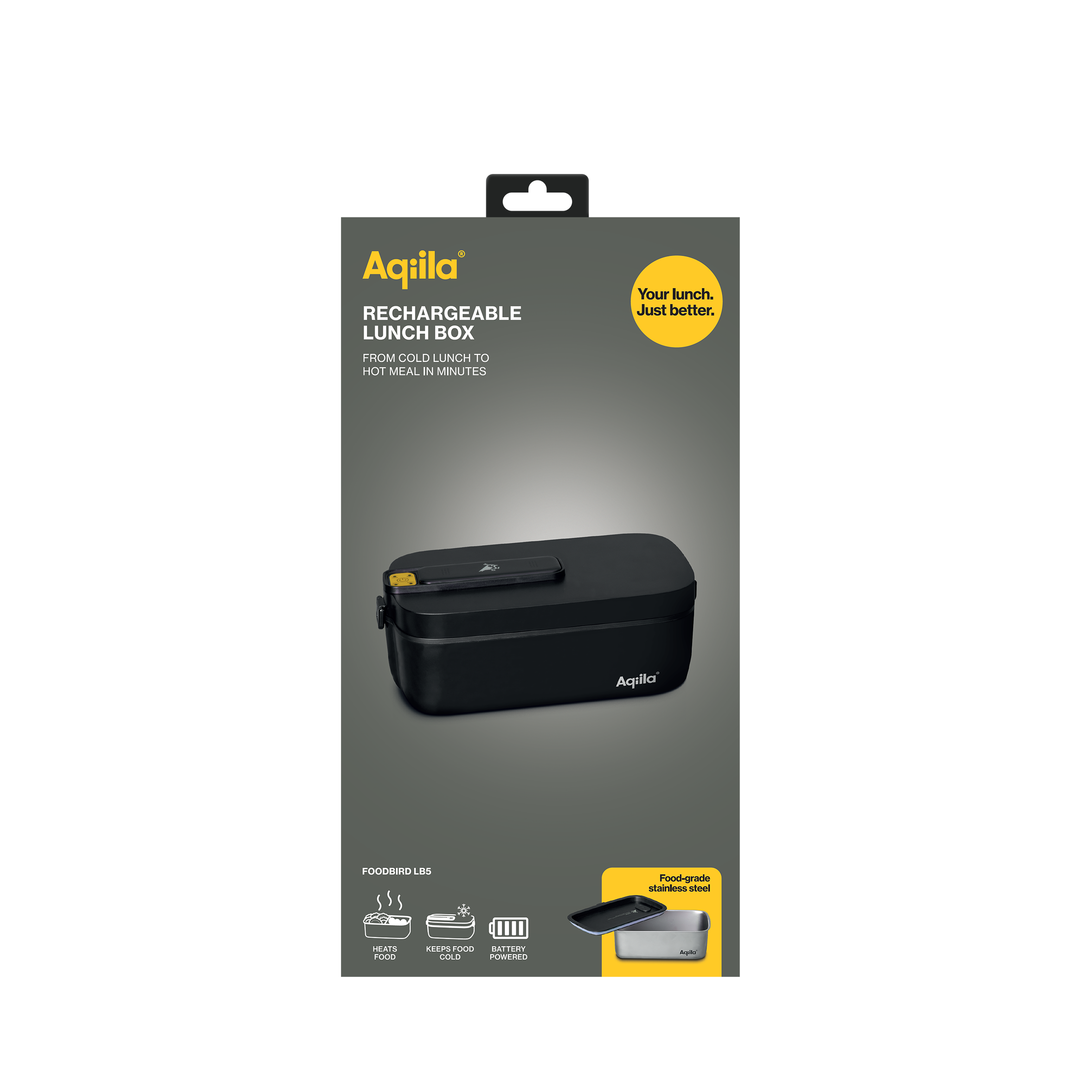 Aqiila Foodbird LB5 genopladelig madkasse - Billede 3