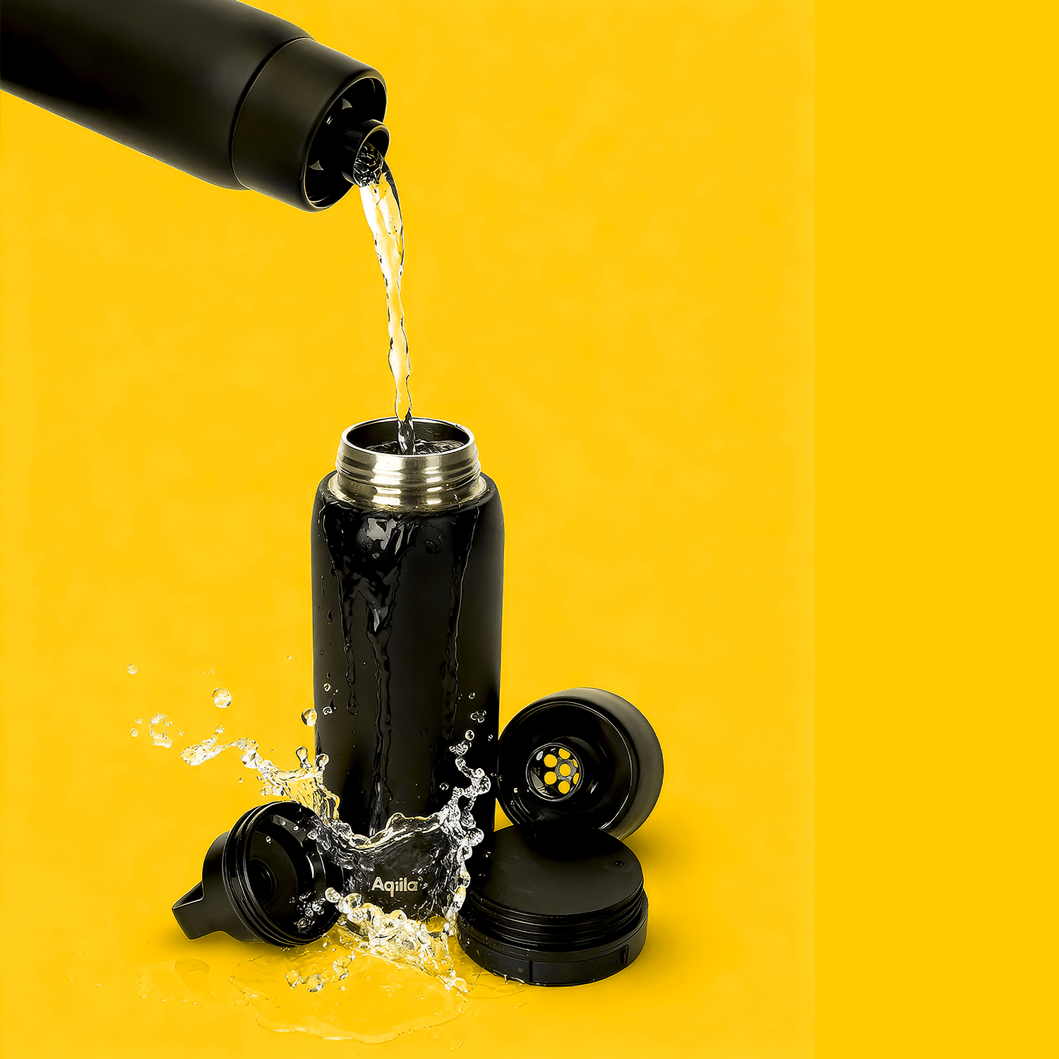 Aqiila Powerbottle BO5 vandflaske med aftagelig powerbank - Billede 7