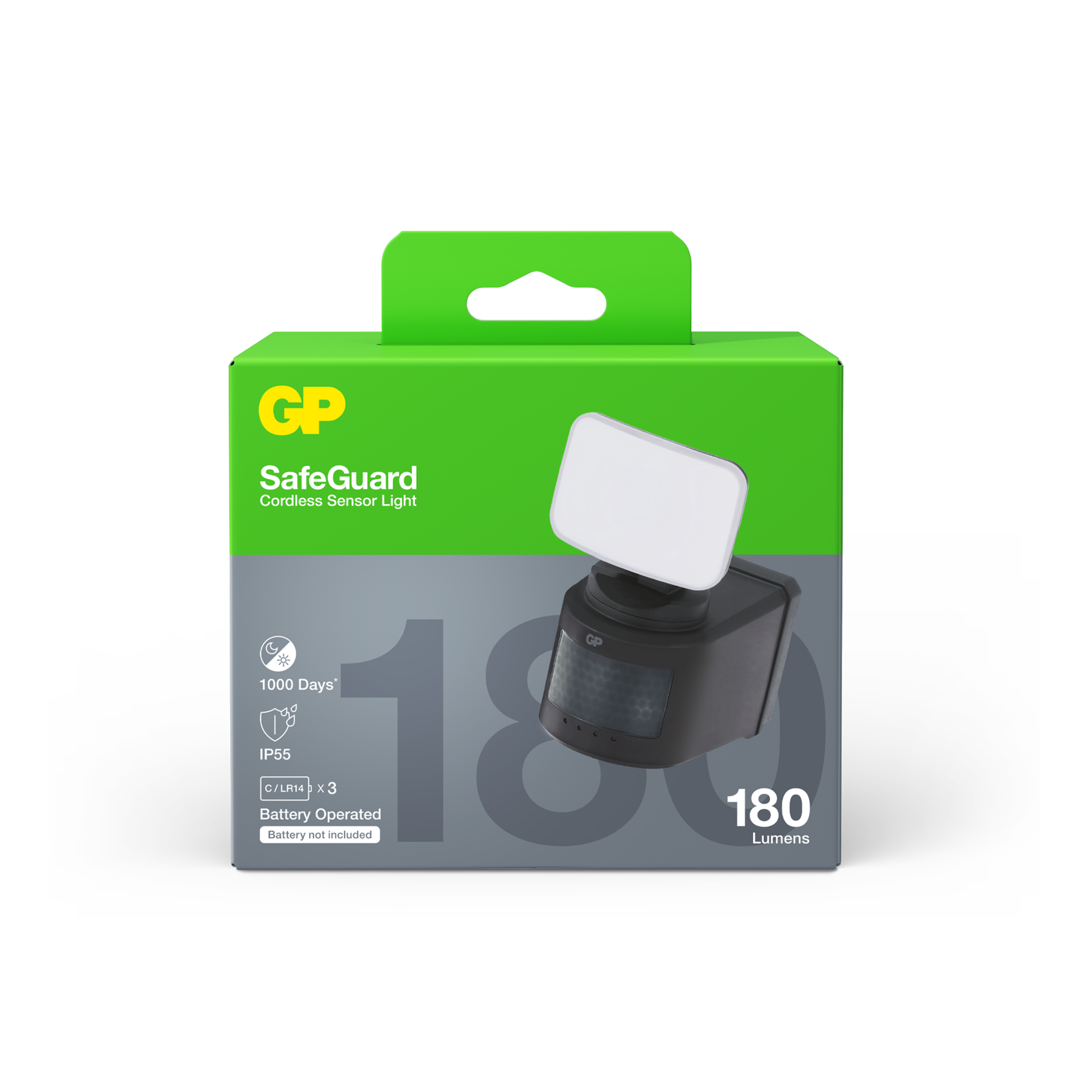 GP Safeguard RF1.1+ trådløs udendørslampe med sensor - Billede 2