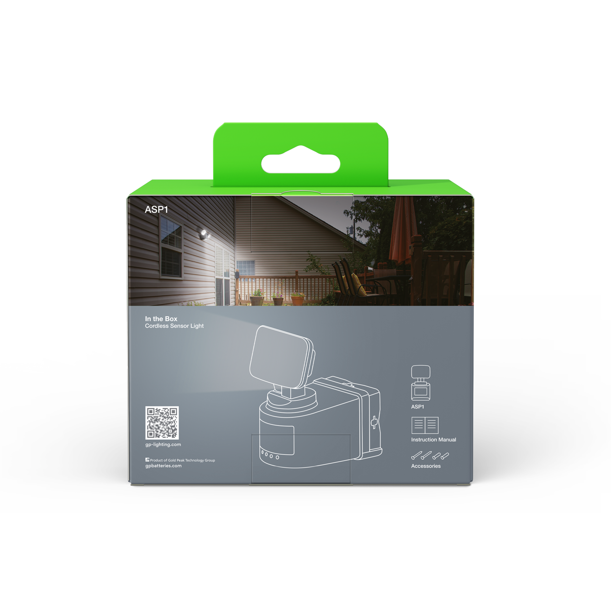 GP Safeguard RF1.1+ trådløs udendørslampe med sensor - Billede 4
