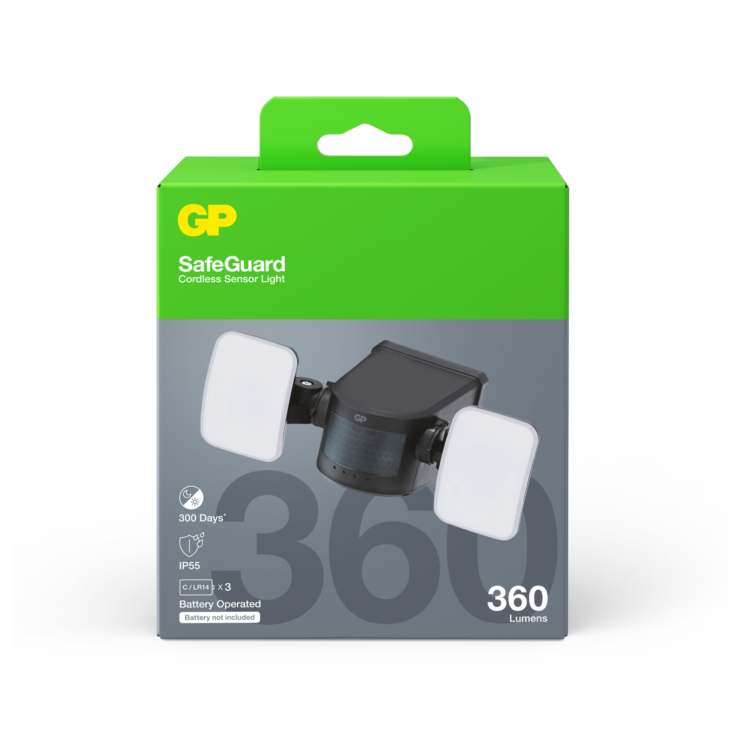 GP Safeguard RF2.1+ trådløs udendørslampe med sensor - Billede 2