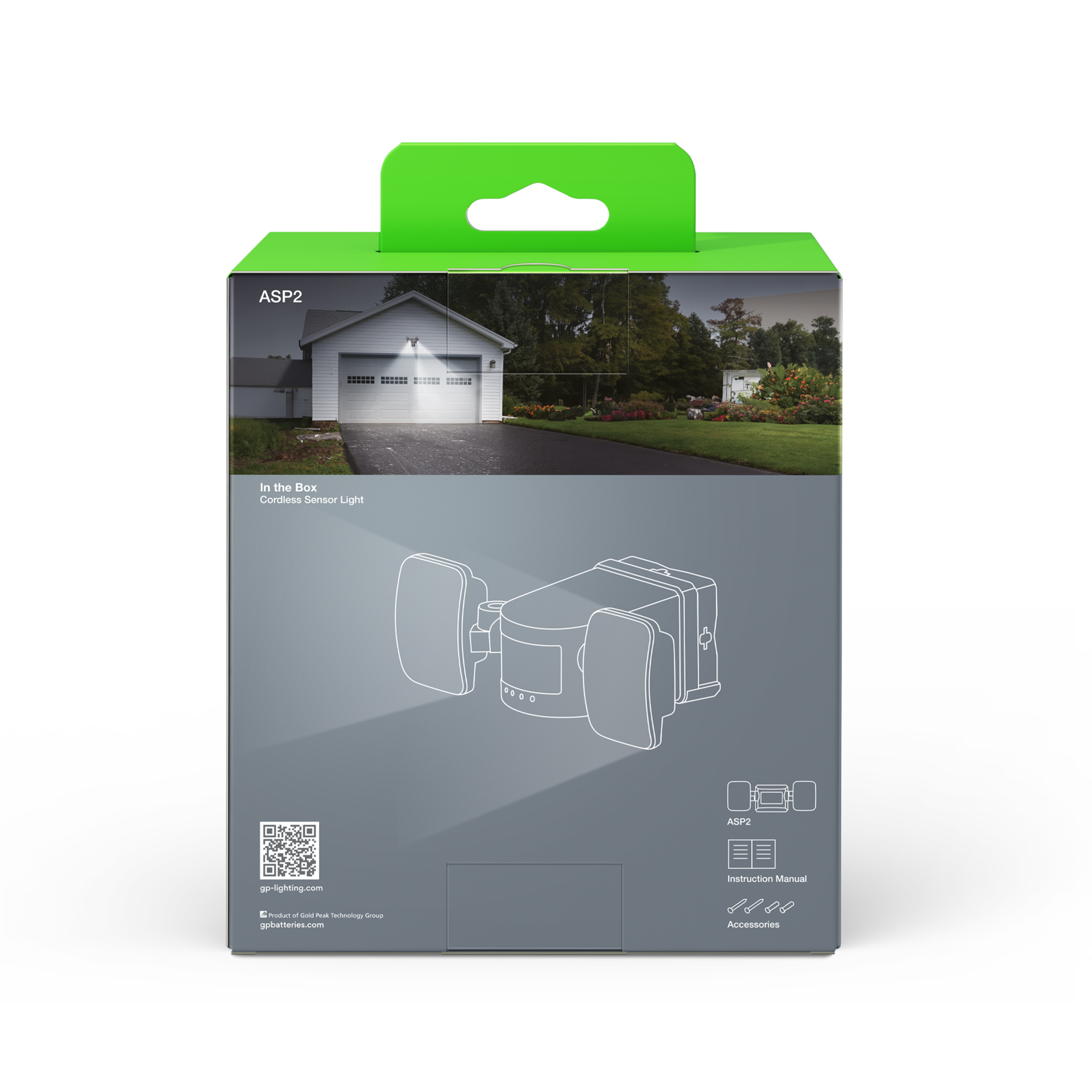 GP Safeguard RF2.1+ trådløs udendørslampe med sensor - Billede 4