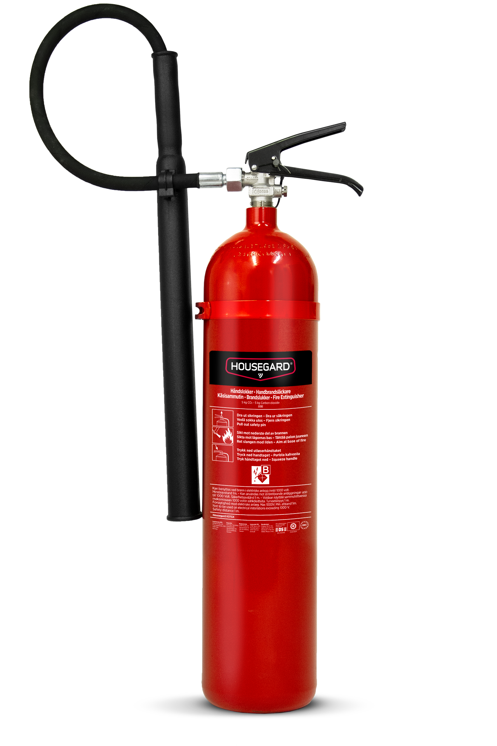 Housegard K5TGX 5 kg kuldioxidslukker