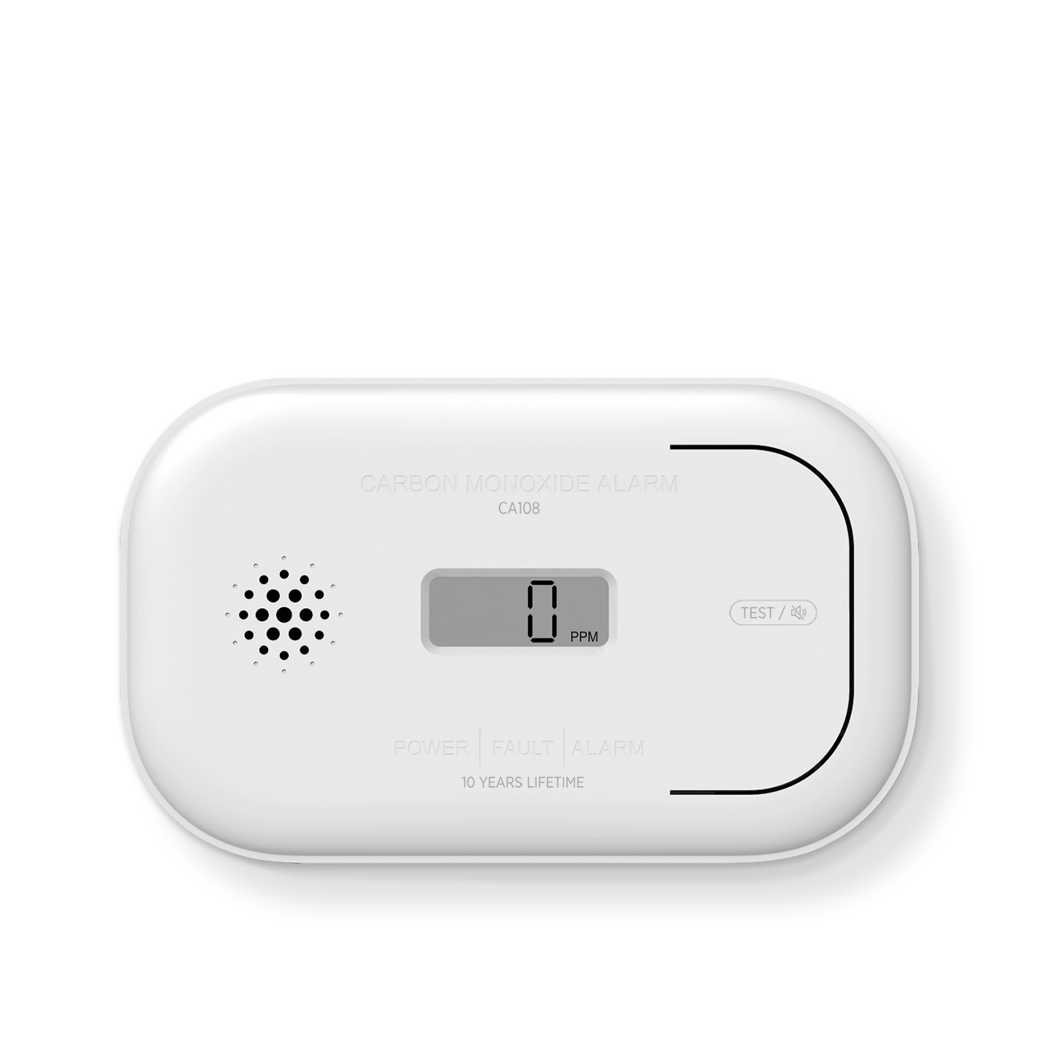 Housegard CA108 kuliltealarm med LCD-display og 3 års batteri - Billede 3