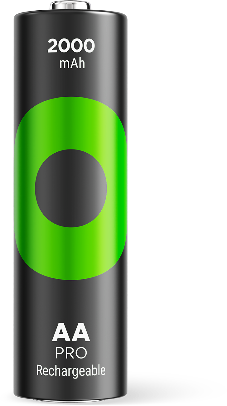 GP ReCyko Pro AA batterier 2000 mAh – 4-pak - Billede 2